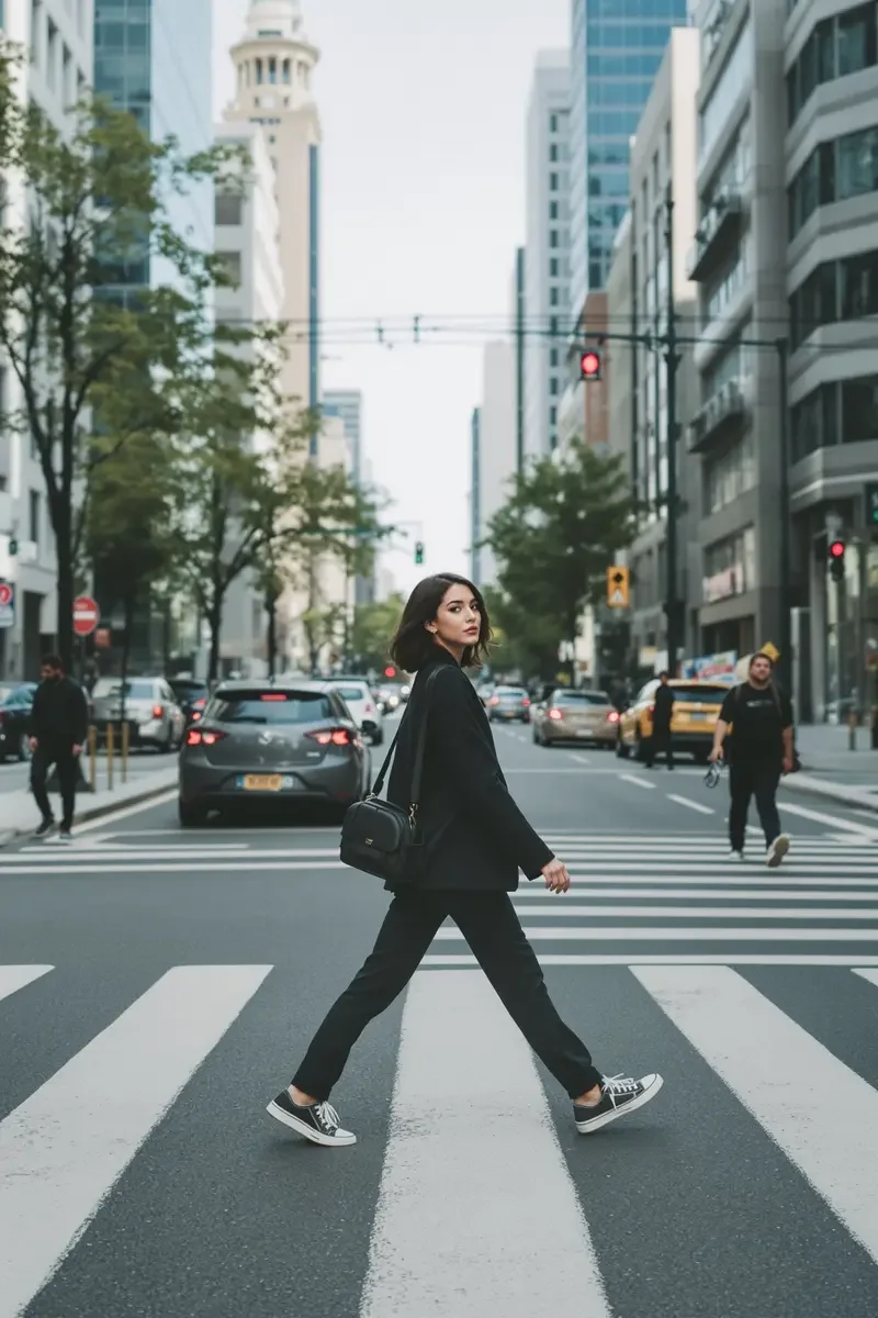斑马线 美女直播 清新写真